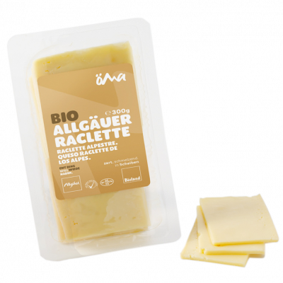 formaggio per raclette a fette 50% g.s.s. (300gr)